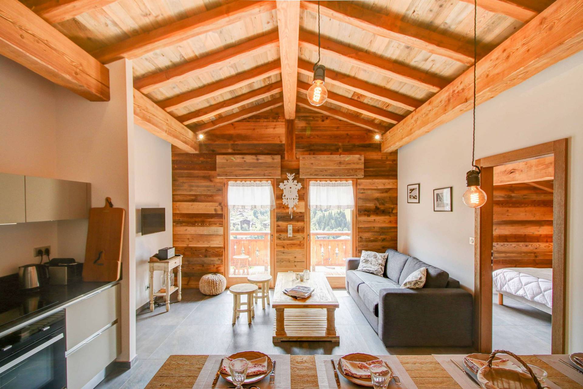 Appartement Le Grenier, chalet Choulou, Les Gets